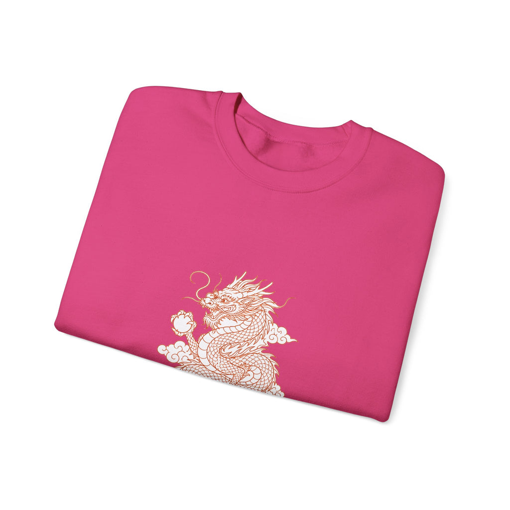Matching Couple Sweatshirt - Dragon & Phoenix Matching Couple Comfort Colors Crew Minimalist Art His Hers Christmas Gift - Design A
