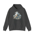 Matching Couple Sweatshirt - Mountain & Ocean Matching Couple Hooded Sweatshirt Geometric Art His Hers Couple Gift - Design A