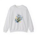 Matching Couple Sweatshirt - Olive Branch & Fig Matching Couple Premium Fleece Sweatshirt Watercolor Art His Hers Birthday Gift - Design A