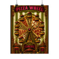 Pizza Ferris Wheel Wall Art Poster 24×36 Baroque Studio Decor Maximalist Print