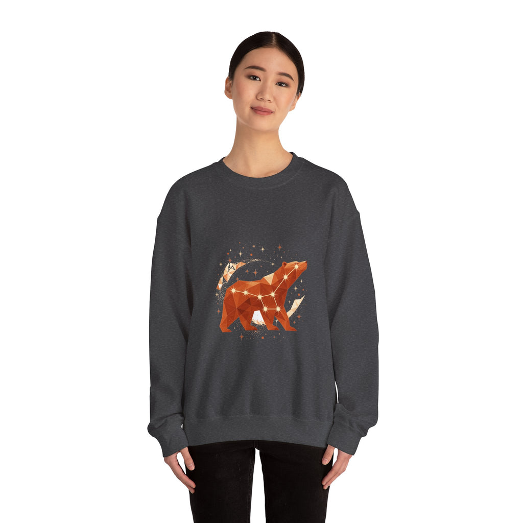 Matching Couple Sweatshirt - Big & Little Dipper Matching Couple Crewneck Sweatshirt Geometric Art His Hers Couple Gift - Design A