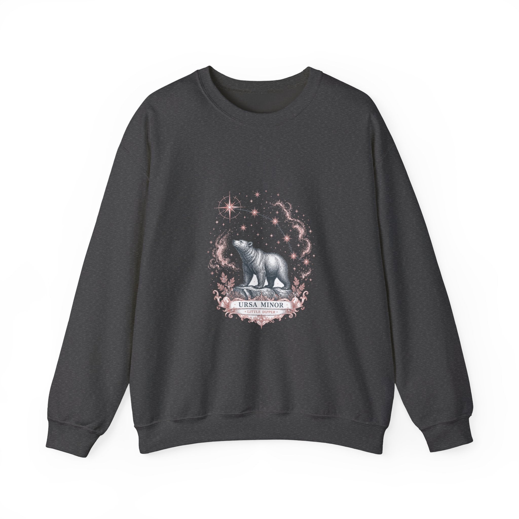 Matching Couple Sweatshirt - Big & Little Dipper Matching Couple Premium Fleece Sweatshirt Vintage Art His Hers Honeymoon Gift - Design B