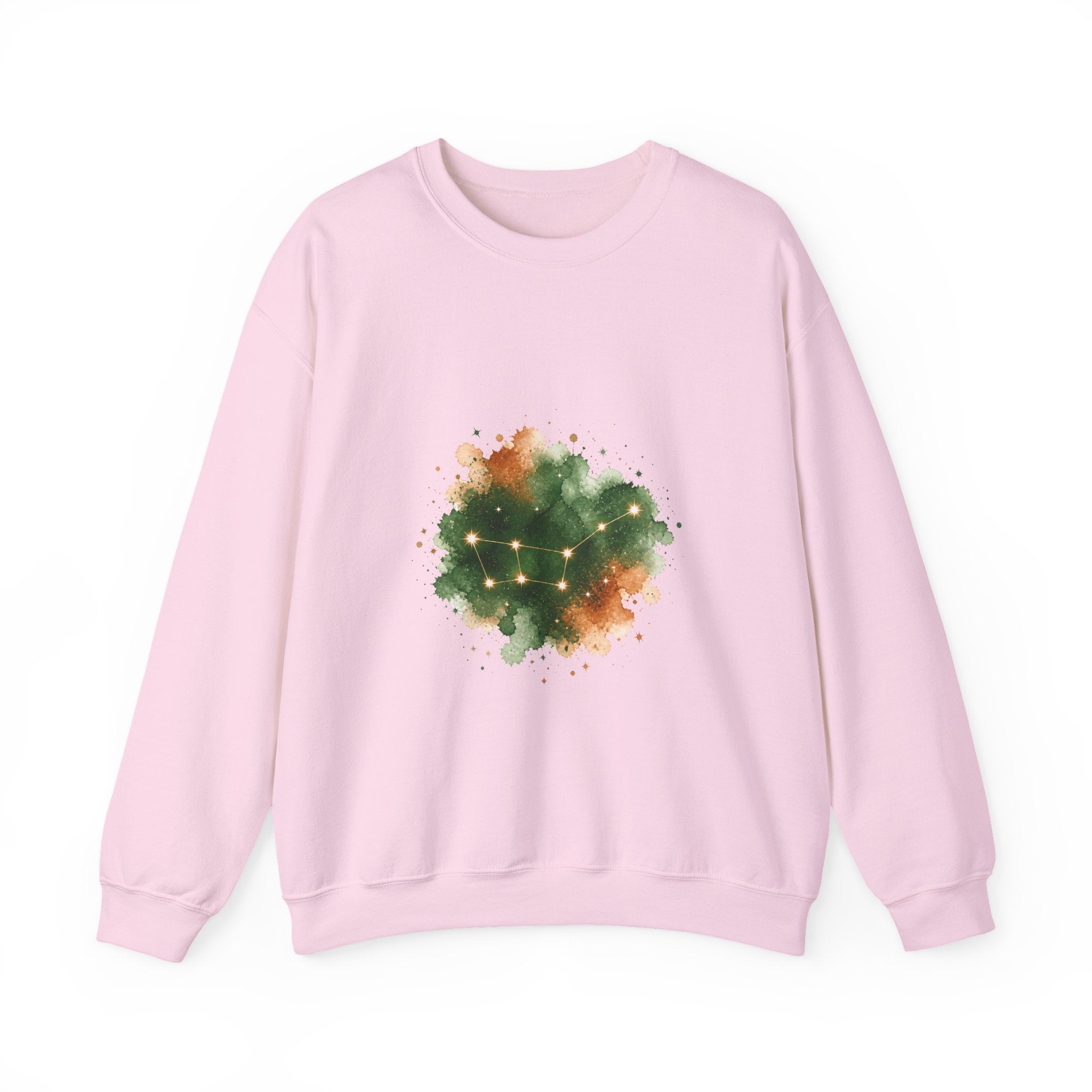 Matching Couple Sweatshirt - Big & Little Dipper Matching Couple Crewneck Sweatshirt Watercolor Art His Hers Engagement Gift - Design A