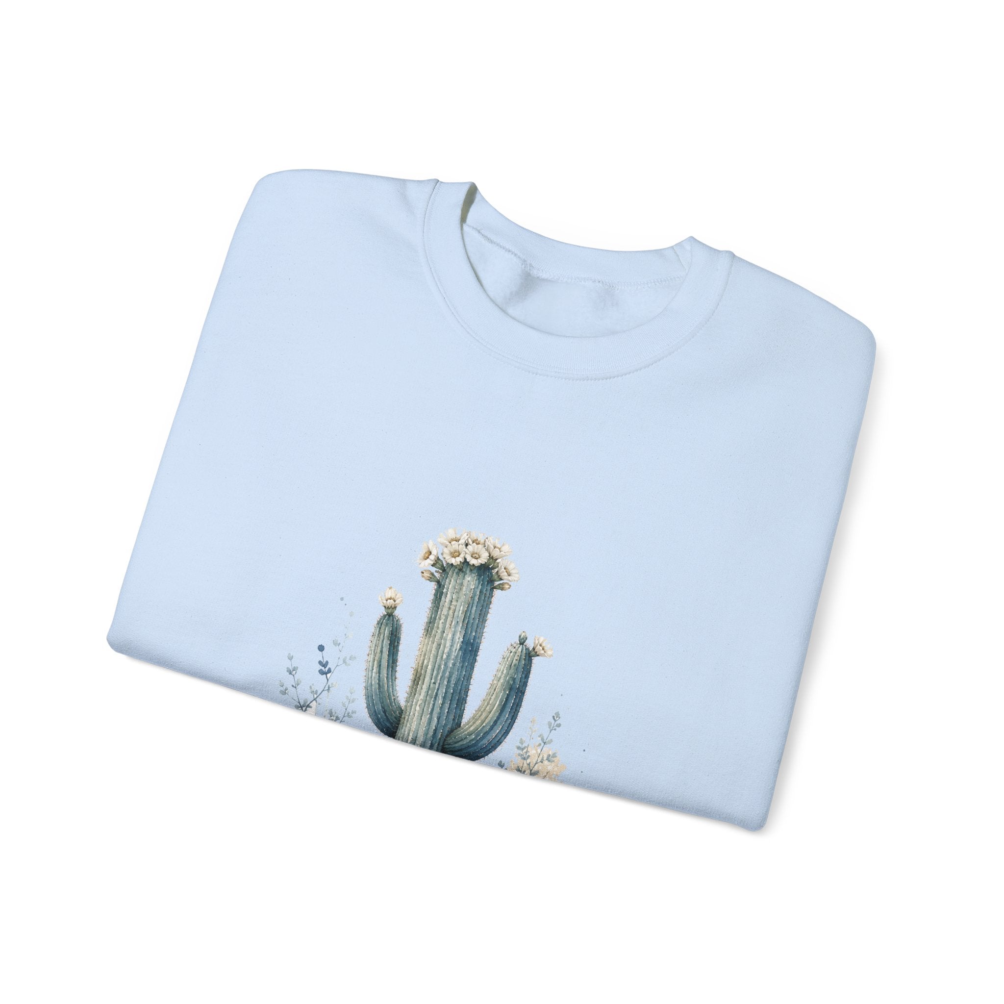 Matching Couple Sweatshirt - Desert & Rainforest Matching Couple Premium Fleece Sweatshirt Watercolor Art His Hers Birthday Gift - Design A
