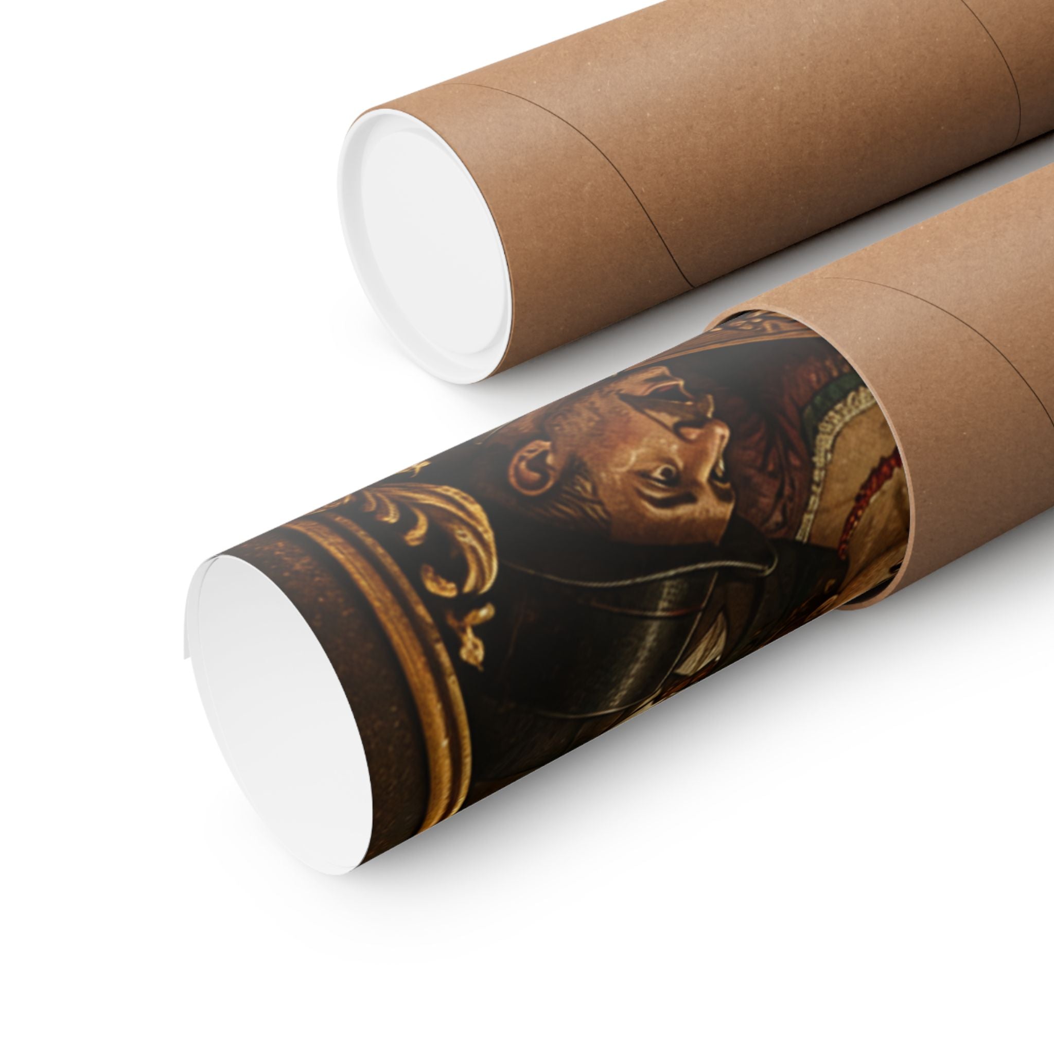 Strongman Bear Wall Art Poster 24×36 Baroque Studio Decor Maximalist Print