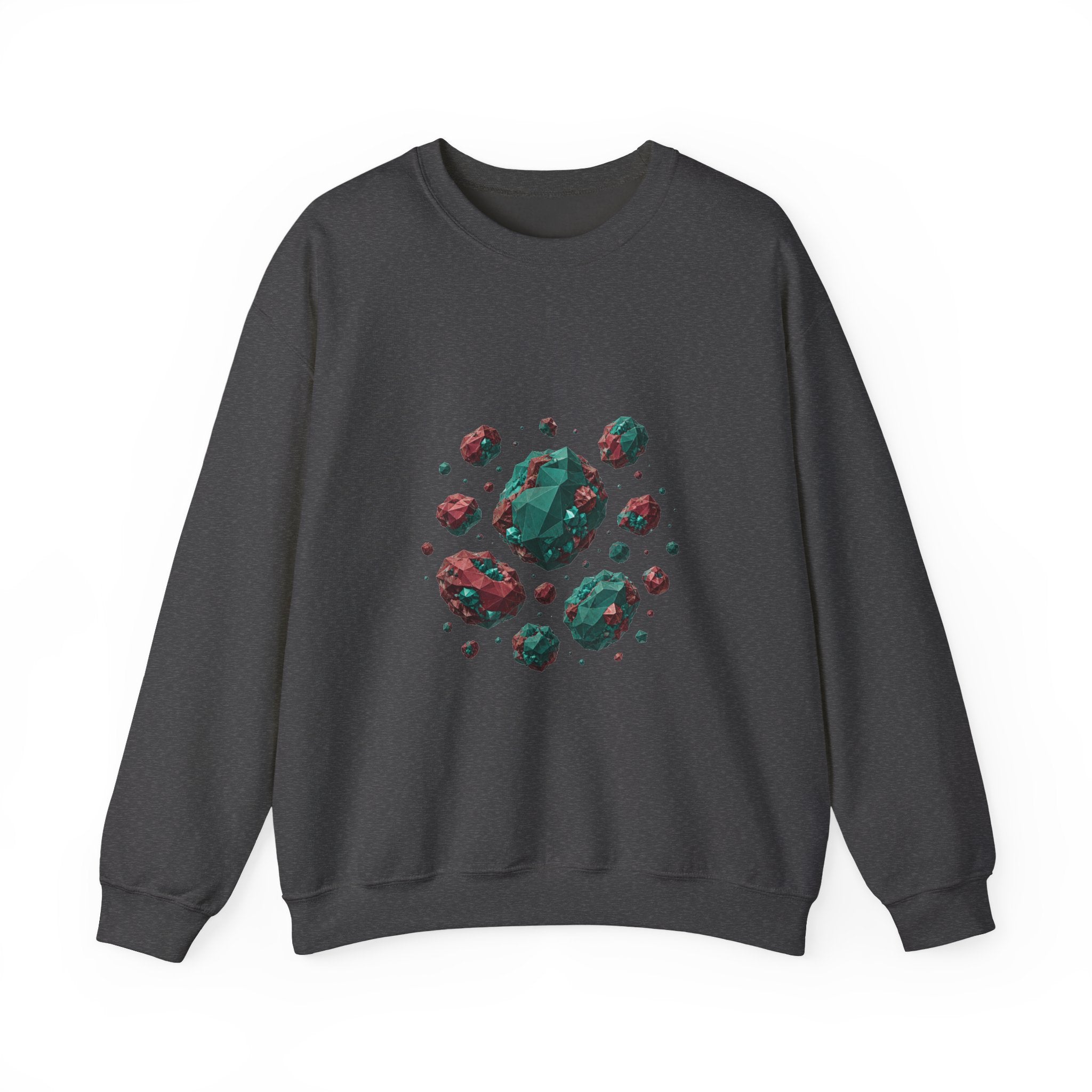 Matching Couple Sweatshirt - Comet & Asteroid Matching Couple Comfort Colors Crew Geometric Art His Hers Love Gift - Design B