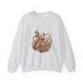 Matching Couple Sweatshirt - Octopus & Jellyfish Matching Couple Comfort Colors Crew Hand-Drawn Art His Hers Anniversary Gift - Design A