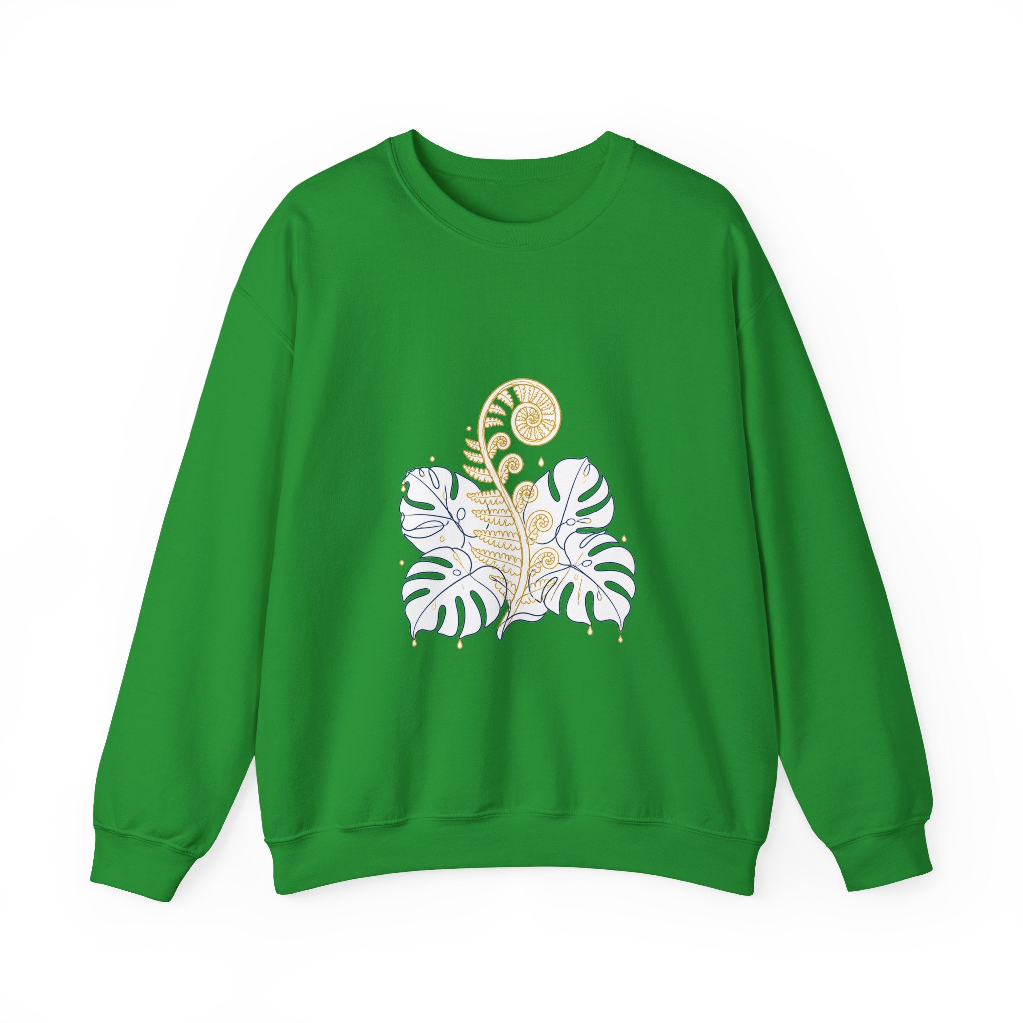 Matching Couple Sweatshirt - Desert & Rainforest Matching Couple Comfort Colors Crew Minimalist Art His Hers Christmas Gift - Design B