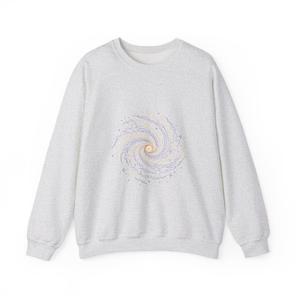 Matching Couple Sweatshirt - Galaxy & Supernova Matching Couple Crewneck Sweatshirt Minimalist Art His Hers Valentine Gift - Design A