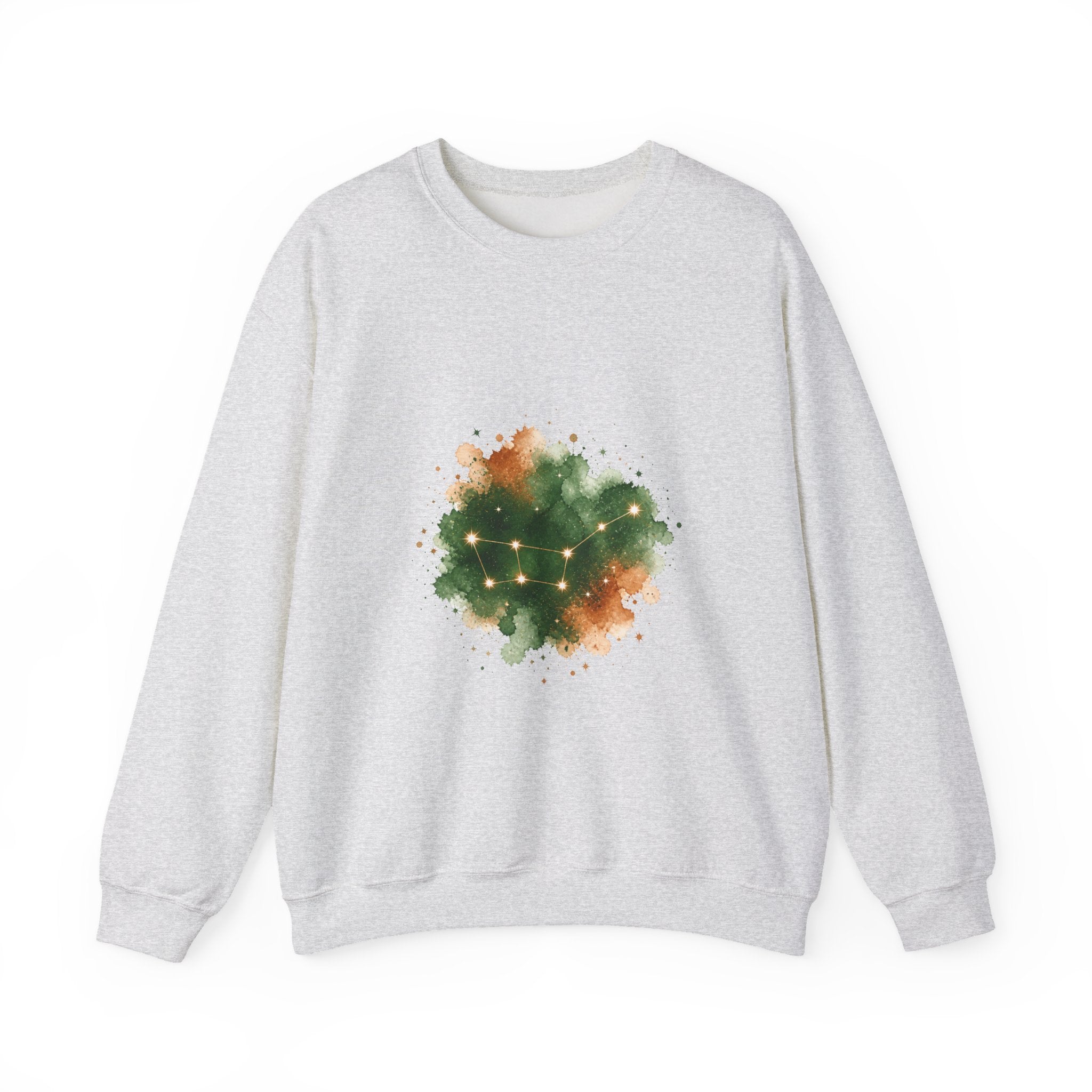 Matching Couple Sweatshirt - Big & Little Dipper Matching Couple Crewneck Sweatshirt Watercolor Art His Hers Engagement Gift - Design A
