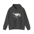 Matching Couple Sweatshirt - Butterfly & Moth Matching Couple Hooded Sweatshirt Minimalist Art His Hers Valentine Gift - Design B