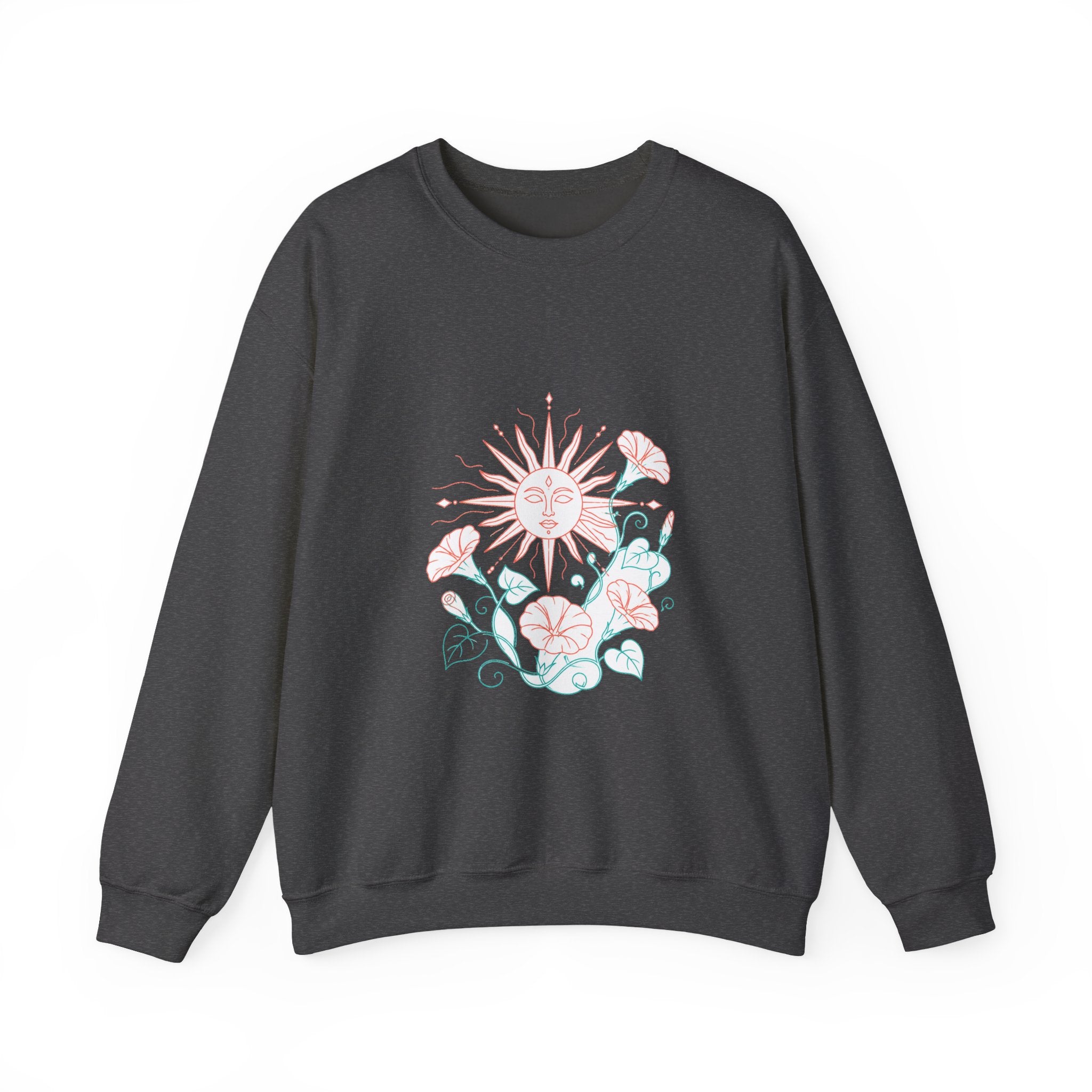 Matching Couple Sweatshirt - Sun & Moon Matching Couple Premium Fleece Sweatshirt Minimalist Art His Hers Christmas Gift - Design B