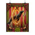 Seal Fire Hoop Wall Art Poster 24×36 Baroque Studio Decor Maximalist Print