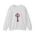Matching Couple Sweatshirt - Key & Lock Matching Couple Comfort Colors Crew Watercolor Art His Hers Birthday Gift - Design A