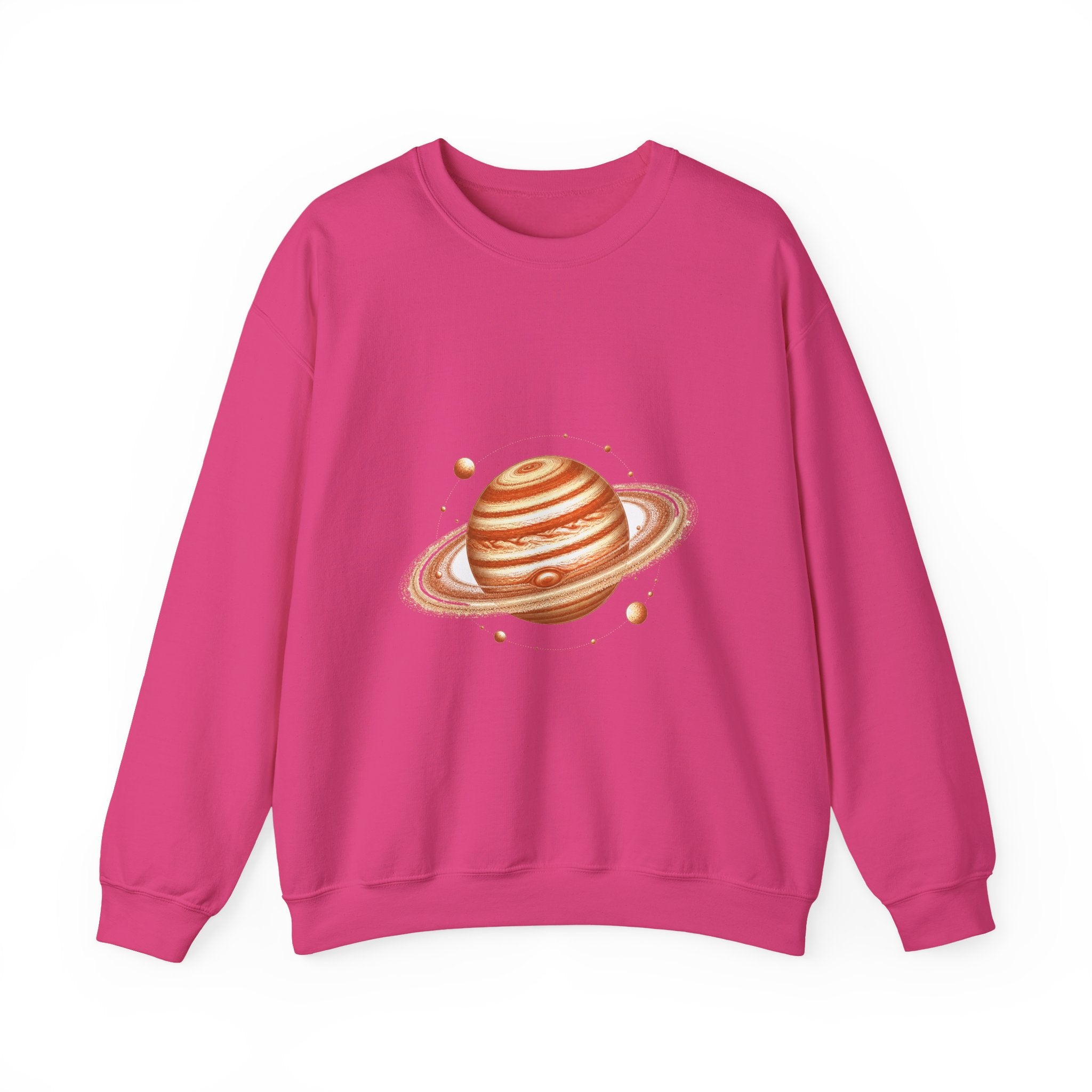 Matching Couple Sweatshirt - Astronaut & Planet Matching Couple Comfort Colors Crew Vintage Art His Hers Honeymoon Gift - Design B