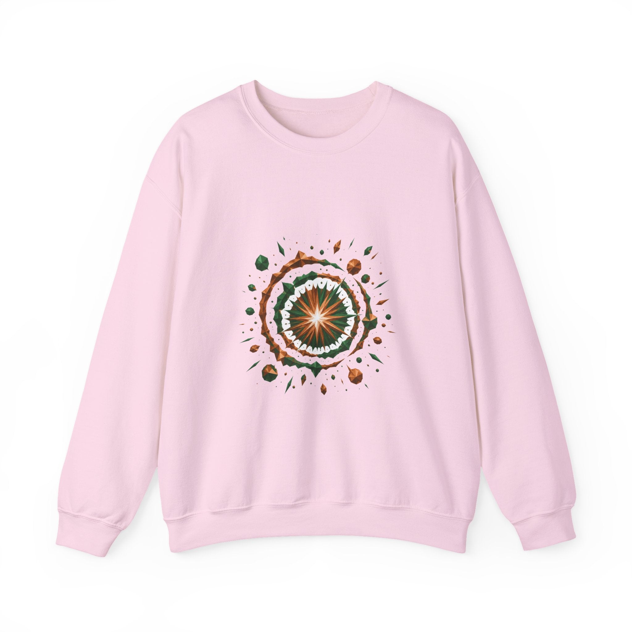 Matching Couple Sweatshirt - Galaxy & Supernova Matching Couple Crewneck Sweatshirt Geometric Art His Hers Couple Gift - Design B