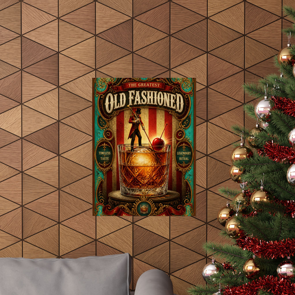 Old Fashioned Ringmaster Wall Art Poster 24×36 Baroque Studio Decor Maximalist Print