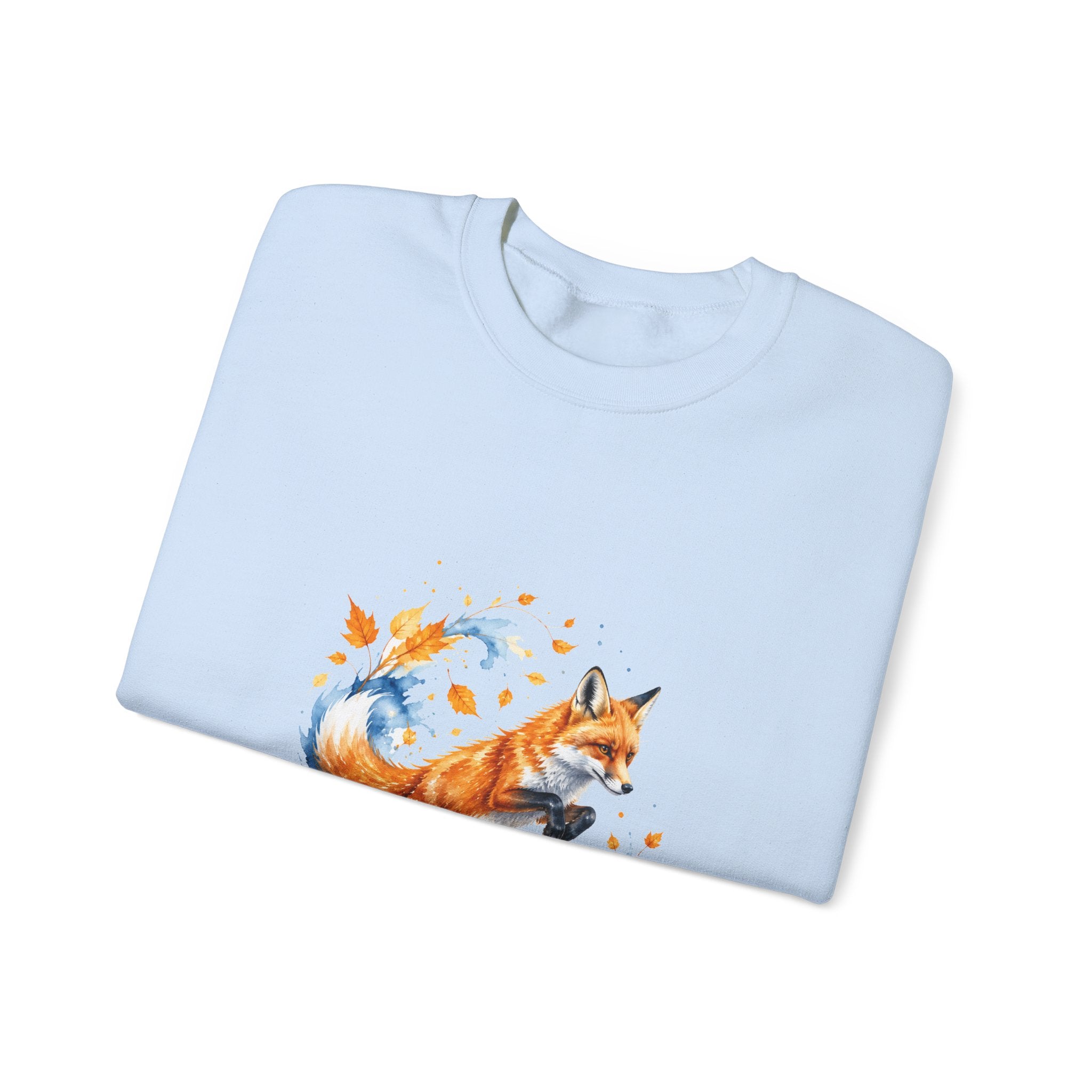 Matching Couple Sweatshirt - Fox & Rabbit Matching Couple Comfort Colors Crew Watercolor Art His Hers Birthday Gift - Design A