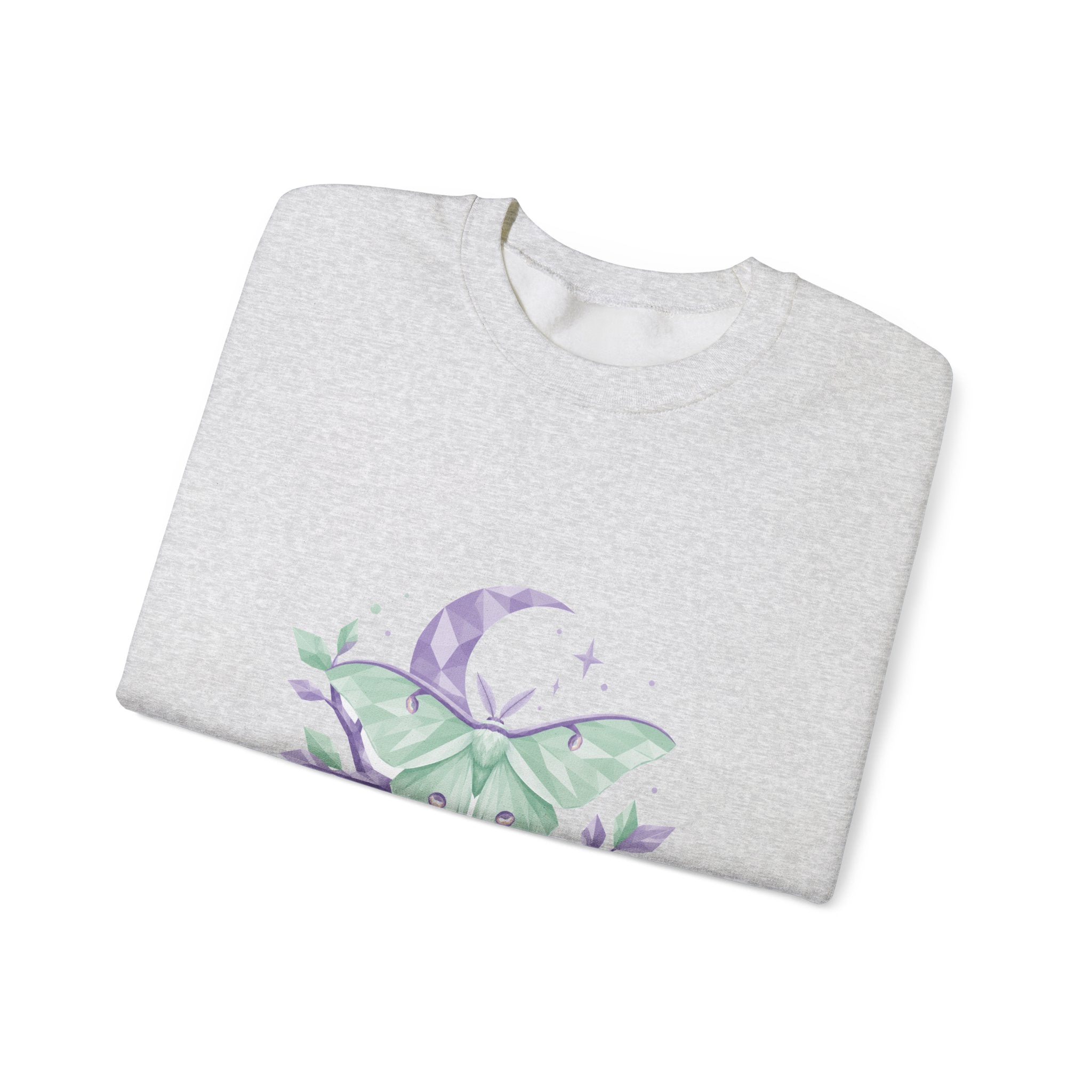Matching Couple Sweatshirt - Butterfly & Moth Matching Couple Comfort Colors Crew Geometric Art His Hers Love Gift - Design B