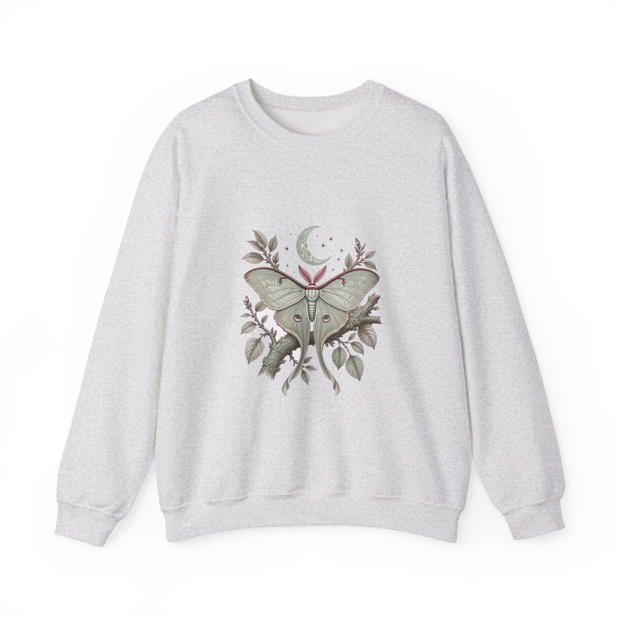 Matching Couple Sweatshirt - Butterfly & Moth Matching Couple Comfort Colors Crew Vintage Art His Hers Honeymoon Gift - Design B