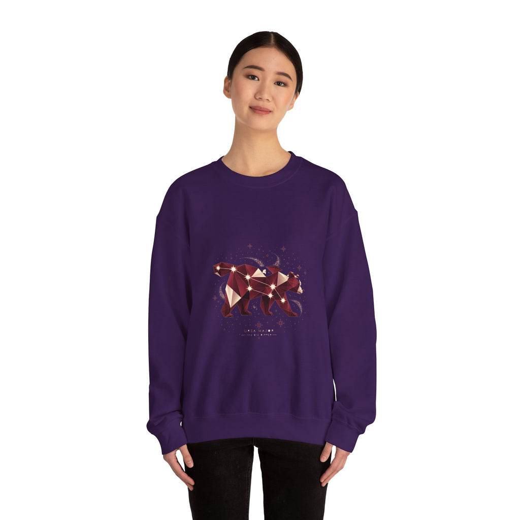 Matching Couple Sweatshirt - Big & Little Dipper Matching Couple Comfort Colors Crew Geometric Art His Hers Love Gift - Design A