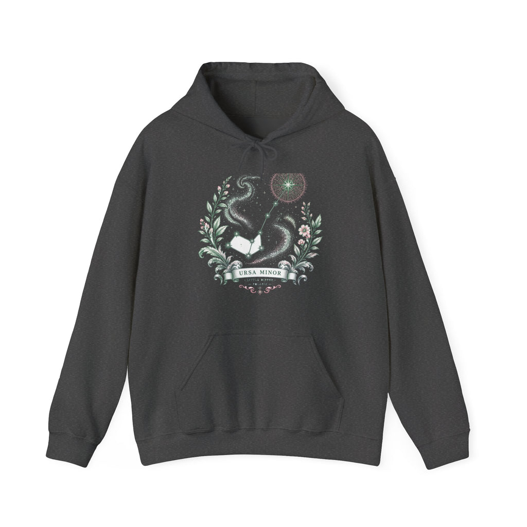 Matching Couple Sweatshirt - Big & Little Dipper Matching Couple Hooded Sweatshirt Vintage Art His Hers Wedding Gift - Design B