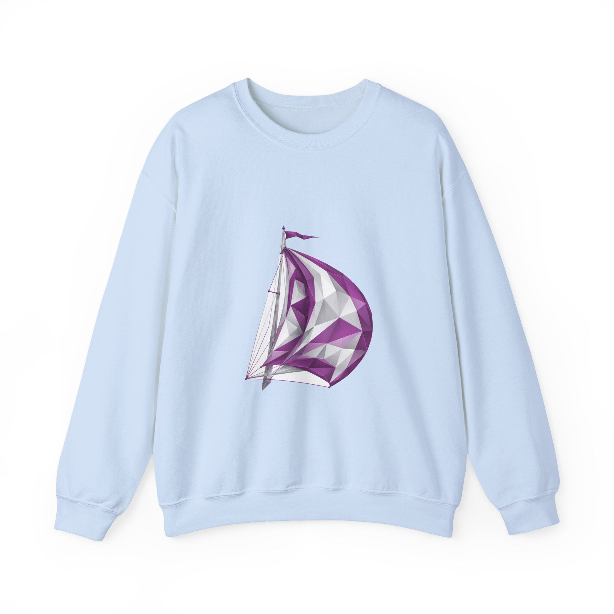 Matching Couple Sweatshirt - Anchor & Sail Matching Couple Comfort Colors Crew Geometric Art His Hers Love Gift - Design B