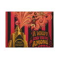 Perfume Bottle Fountain Wall Art Canvas 24×36 Psychedelic Dining Room Decor Maximalist Print