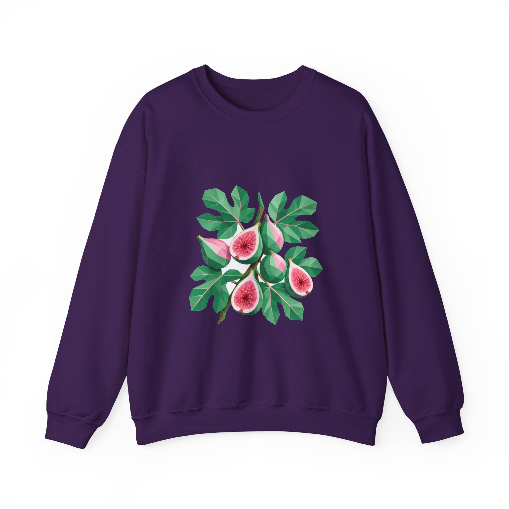 Matching Couple Sweatshirt - Olive Branch & Fig Matching Couple Comfort Colors Crew Geometric Art His Hers Love Gift - Design B