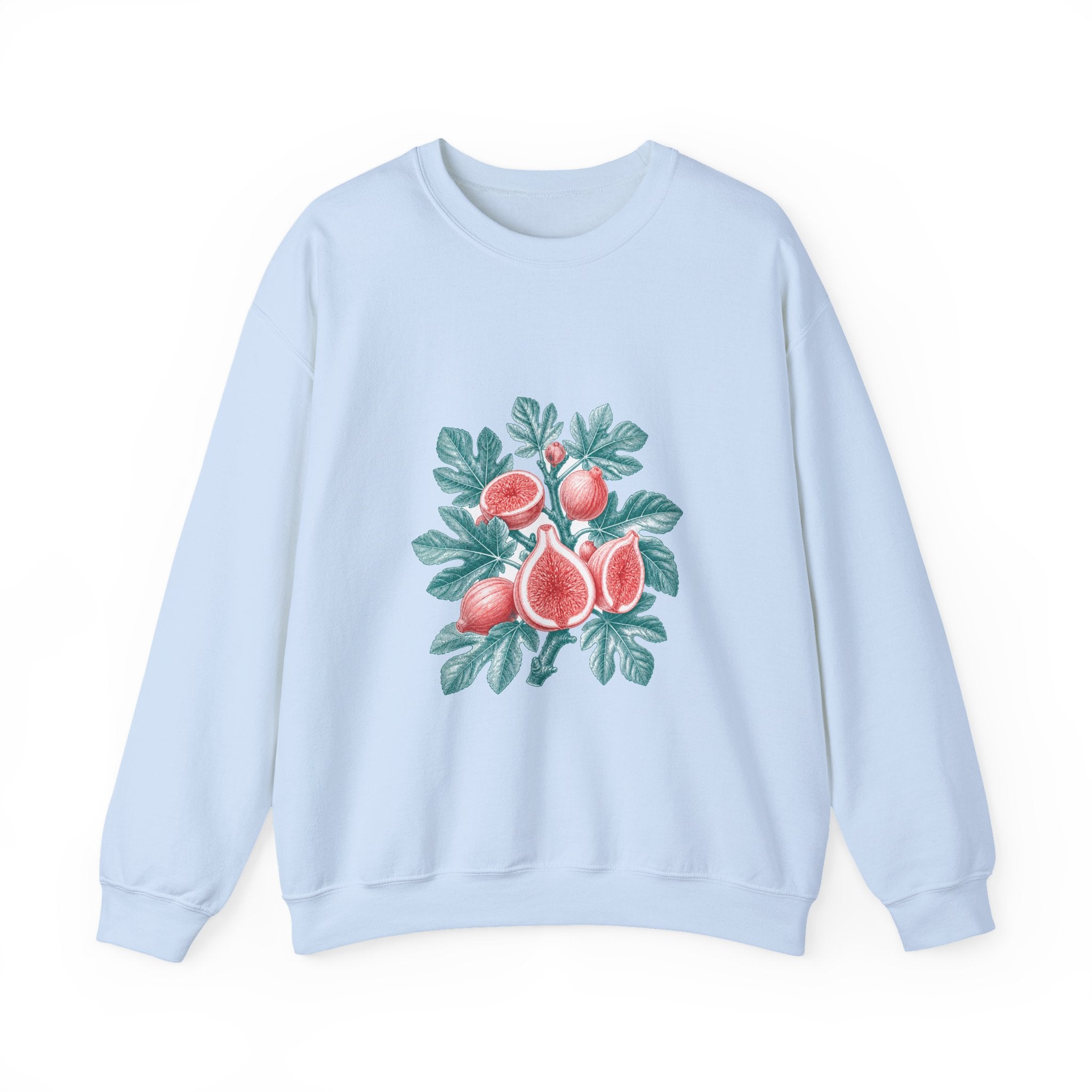 Matching Couple Sweatshirt - Olive Branch & Fig Matching Couple Comfort Colors Crew Vintage Art His Hers Honeymoon Gift - Design B