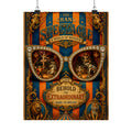 Sunglasses Circus Ring Wall Art Poster 24×36 Baroque Studio Decor Maximalist Print