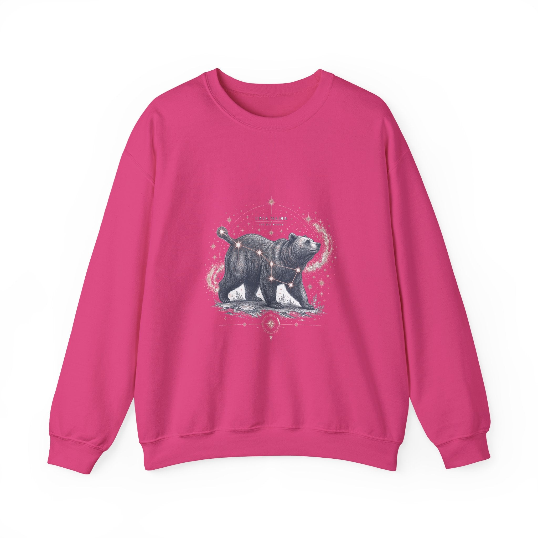 Matching Couple Sweatshirt - Big & Little Dipper Matching Couple Premium Fleece Sweatshirt Vintage Art His Hers Honeymoon Gift - Design A