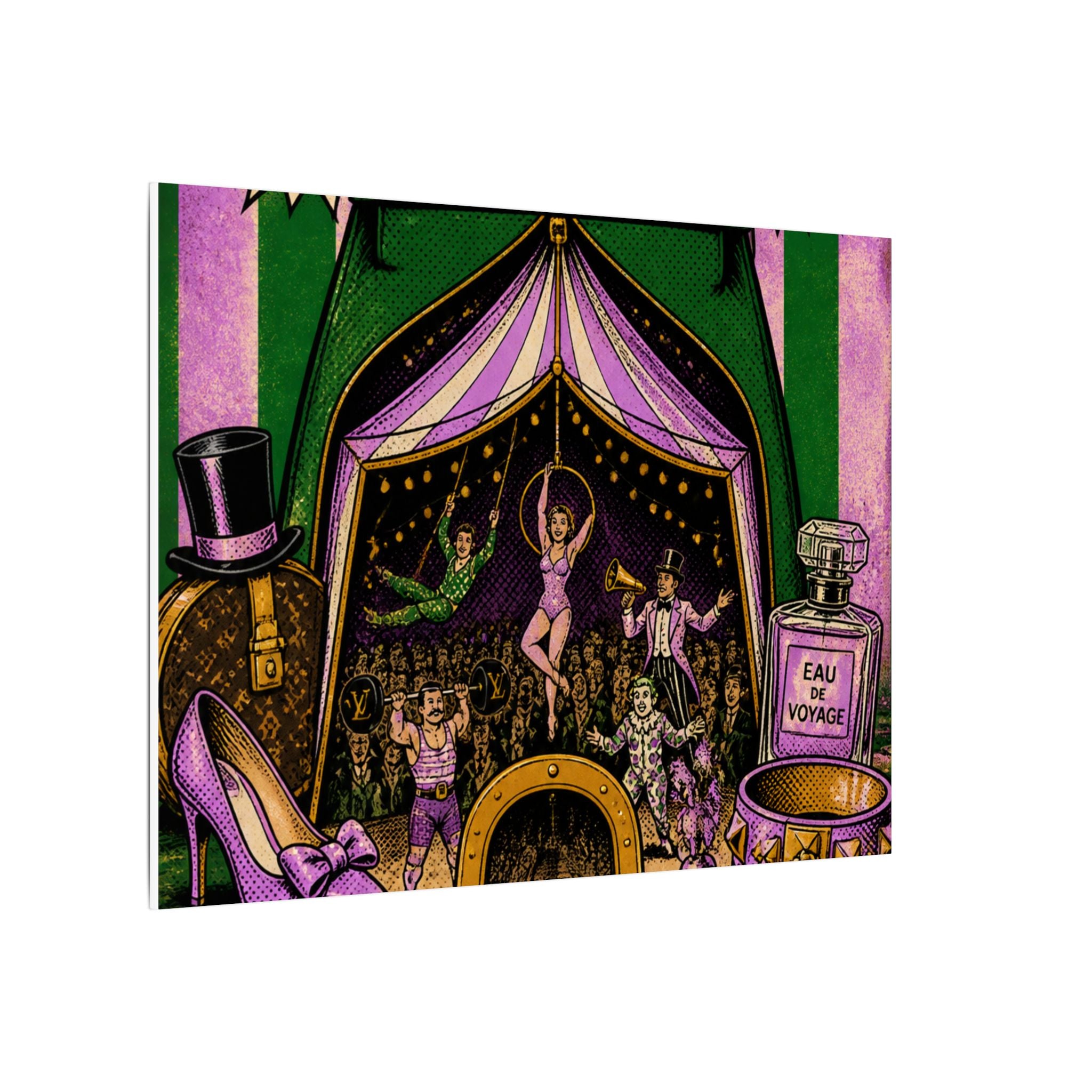 Handbag Big Top Wall Art Canvas 16×20 Pop Art Living Room Decor Maximalist Print