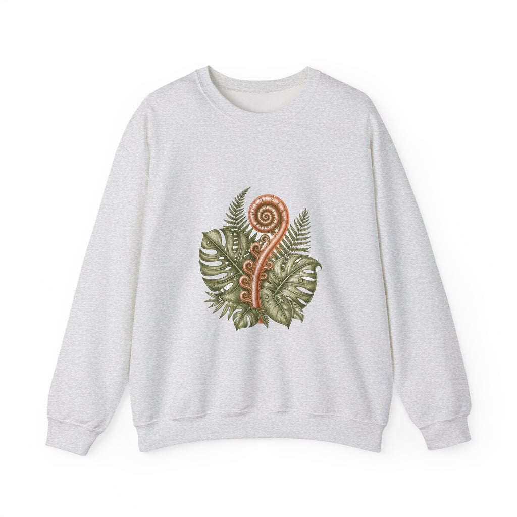 Matching Couple Sweatshirt - Desert & Rainforest Matching Couple Crewneck Sweatshirt Hand-Drawn Art His Hers Best Friend Gift - Design B