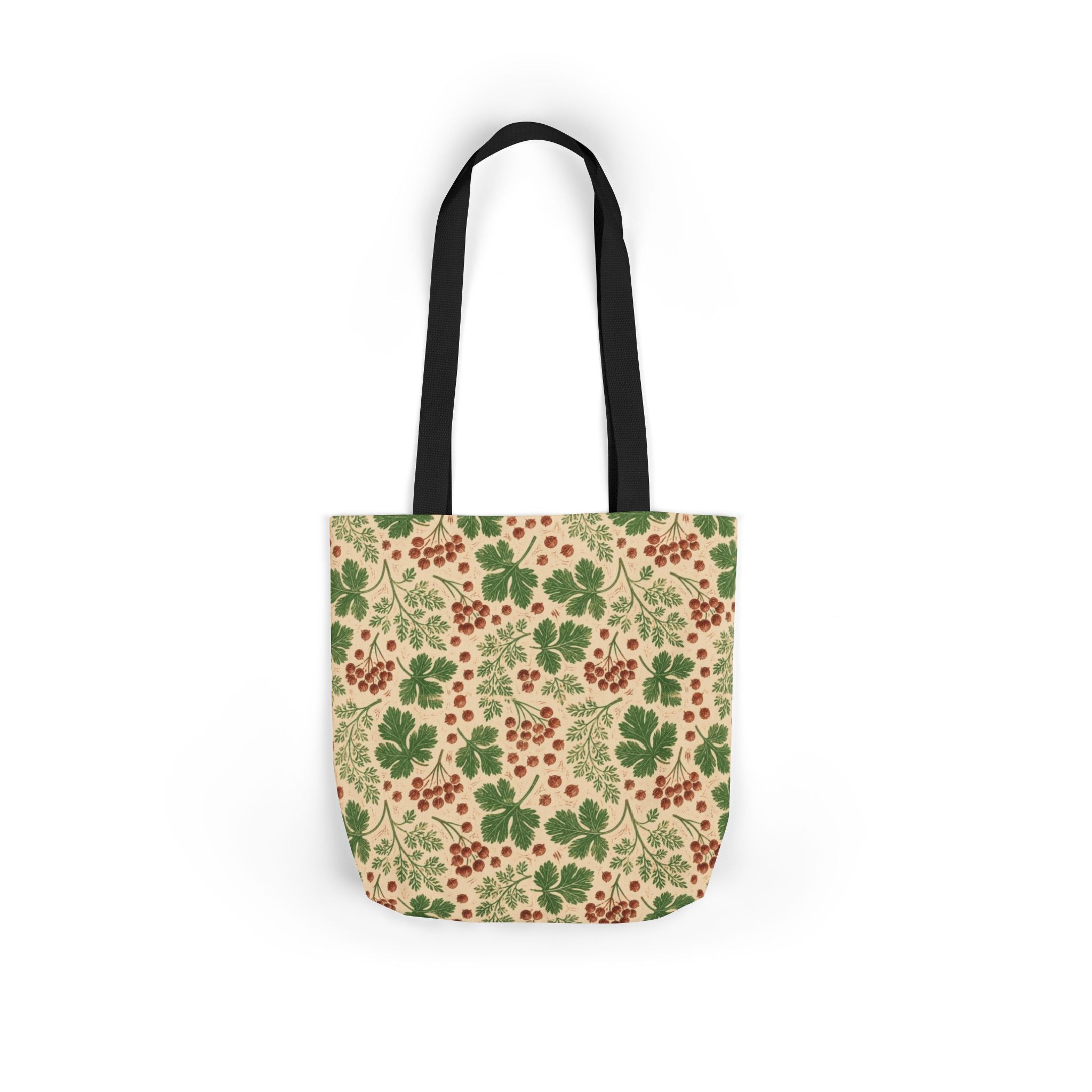 Coriander & Seeds Canvas Tote Bag Mediterranean Kitchen Linocut Design Italian Cottagecore Gift