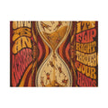 Hourglass Acrobats Wall Art Canvas 16×20 Psychedelic Cafe Decor Maximalist Print