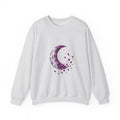 Matching Couple Sweatshirt - Waxing & Waning Moon Matching Couple Premium Fleece Sweatshirt Geometric Art His Hers Love Gift - Design B