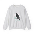 Matching Couple Sweatshirt - Raven & Swan Matching Couple Crewneck Sweatshirt Minimalist Art His Hers Valentine Gift - Design A