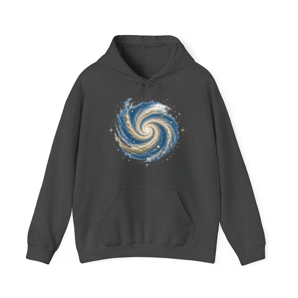 Matching Couple Sweatshirt - Galaxy & Supernova Matching Couple Hooded Sweatshirt Vintage Art His Hers Wedding Gift - Design A
