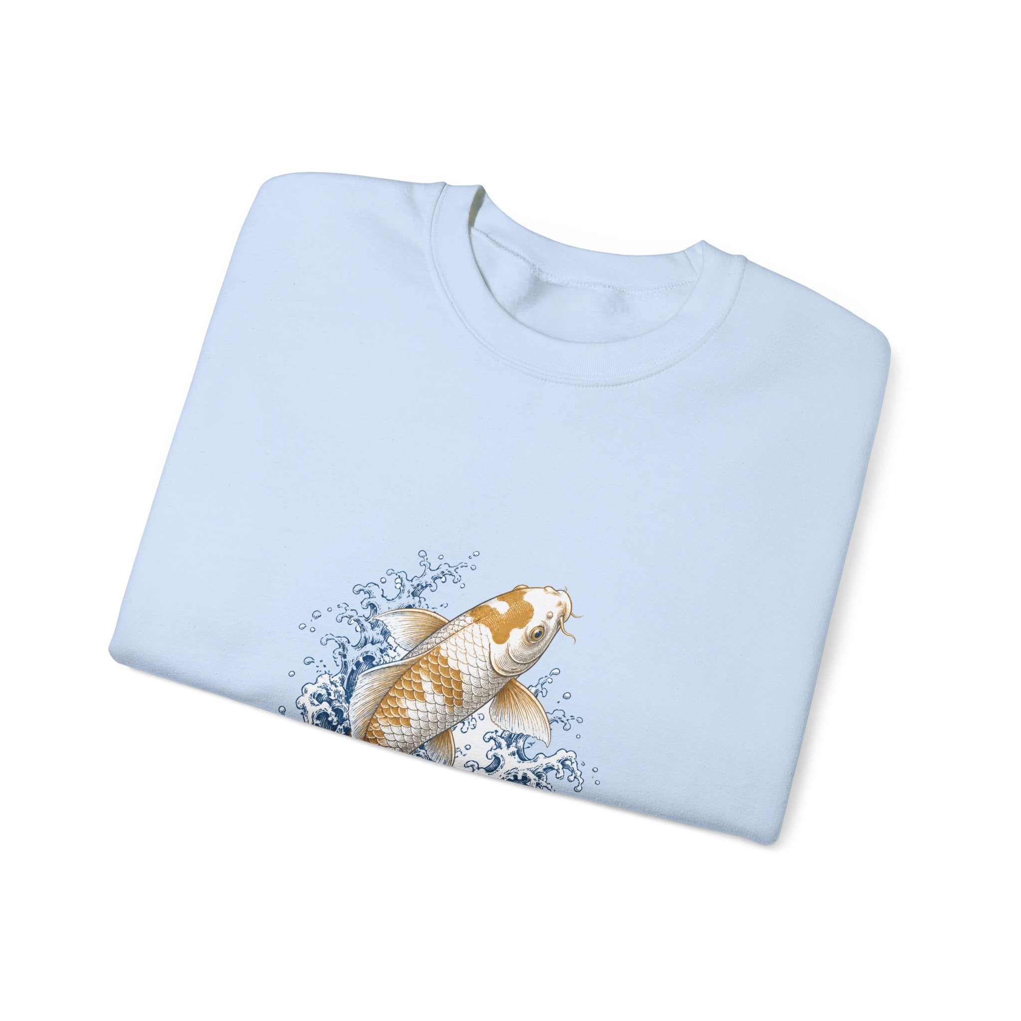 Matching Couple Sweatshirt - Koi Fish Yin Yang Matching Couple Premium Fleece Sweatshirt Vintage Art His Hers Honeymoon Gift - Design A