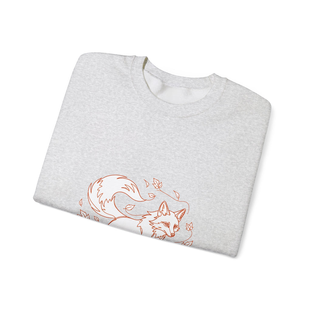 Matching Couple Sweatshirt - Fox & Rabbit Matching Couple Comfort Colors Crew Minimalist Art His Hers Christmas Gift - Design A