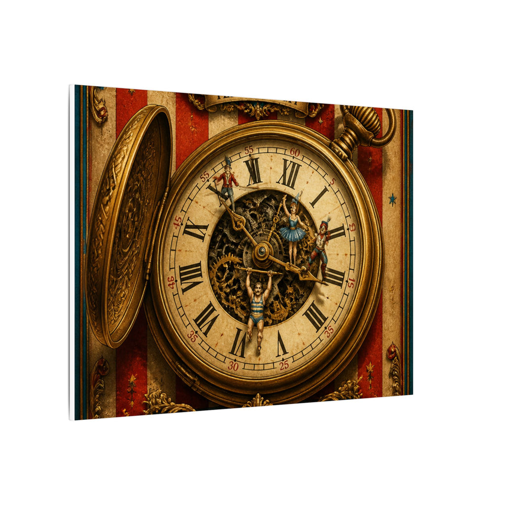 Pocket Watch Performers Wall Art Canvas 16×20 Baroque Home Office Decor Maximalist Print