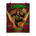 Dancing Monkey Wall Art Poster 24×36 Psychedelic Dining Room Decor Maximalist Print