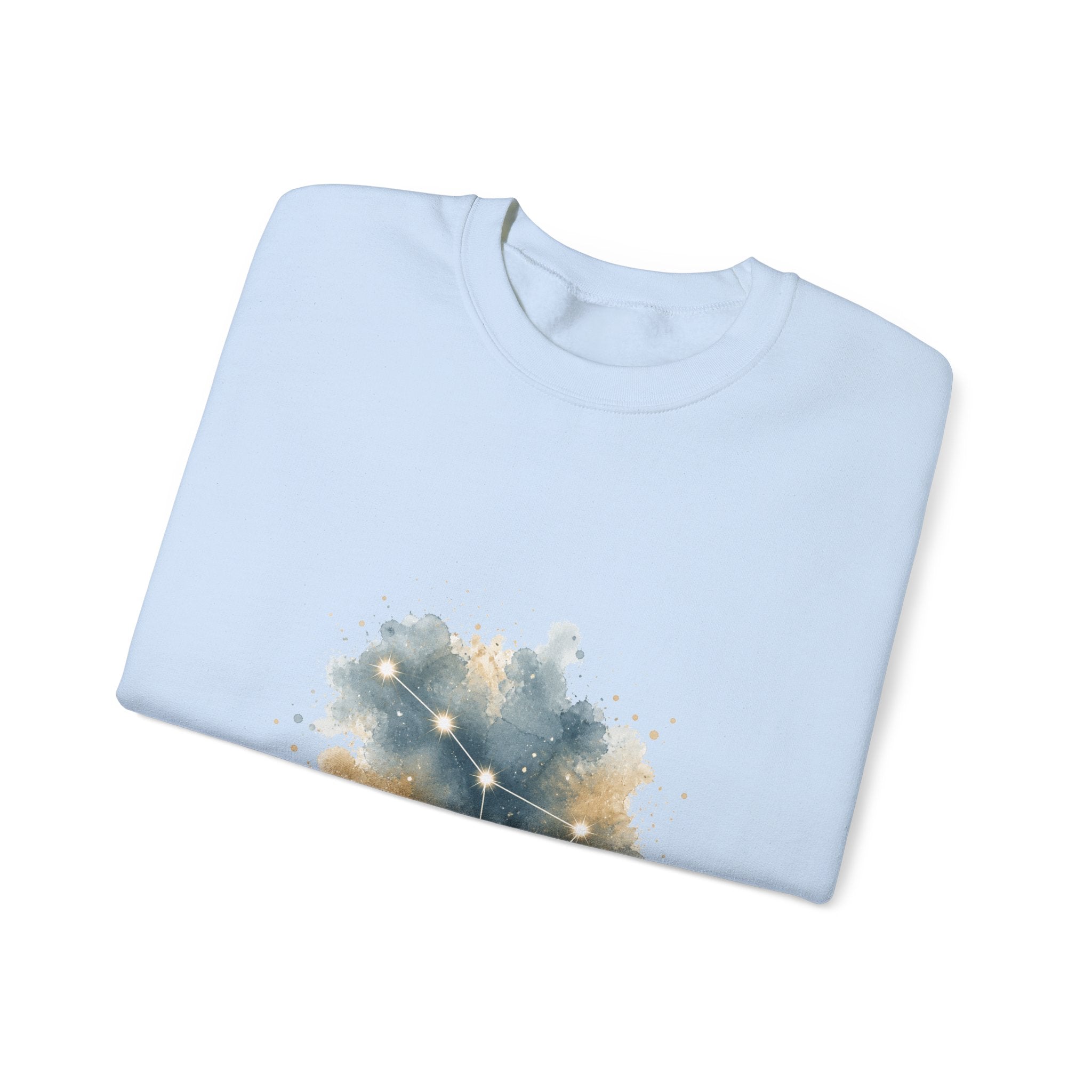 Matching Couple Sweatshirt - Big & Little Dipper Matching Couple Premium Fleece Sweatshirt Watercolor Art His Hers Birthday Gift - Design A