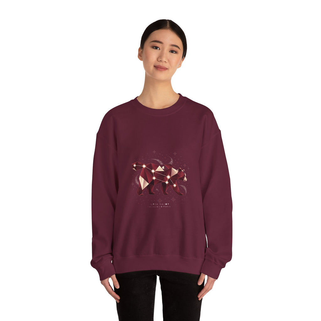 Matching Couple Sweatshirt - Big & Little Dipper Matching Couple Comfort Colors Crew Geometric Art His Hers Love Gift - Design A