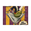 Martini Magician Wall Art Canvas 16×20 Pop Art Living Room Decor Maximalist Print