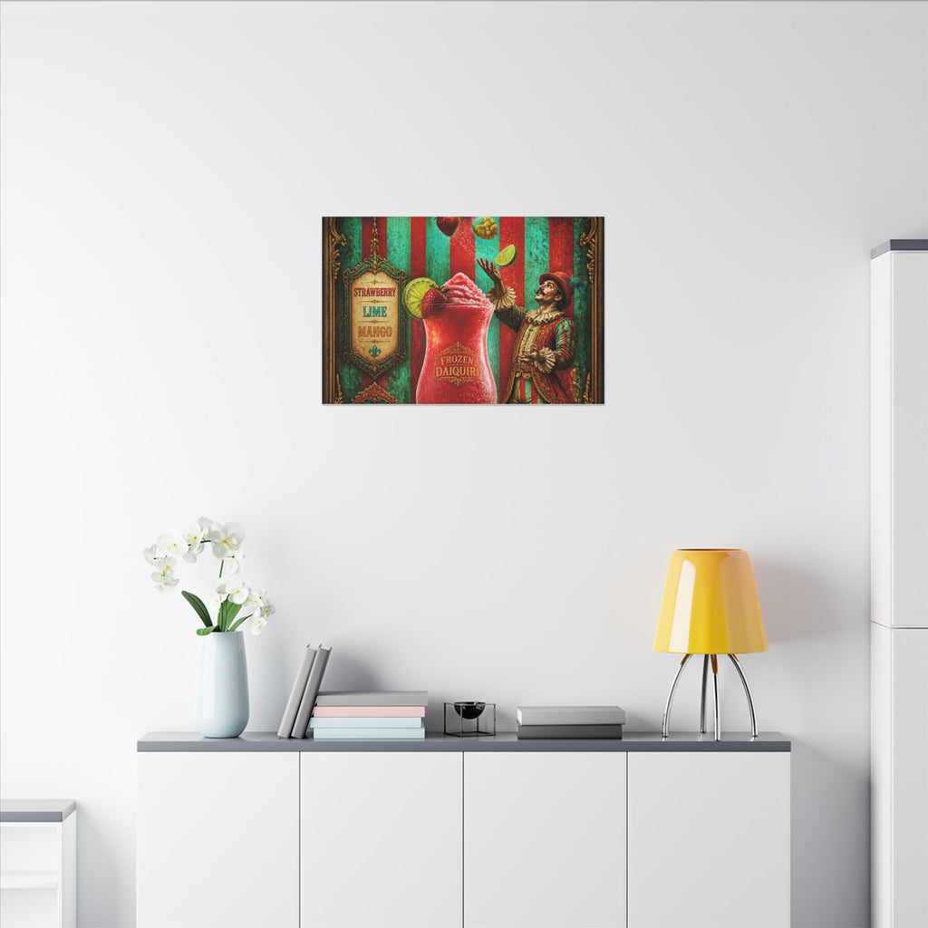 Daiquiri Fruit Juggler Wall Art Canvas 16×20 Baroque Home Office Decor Maximalist Print