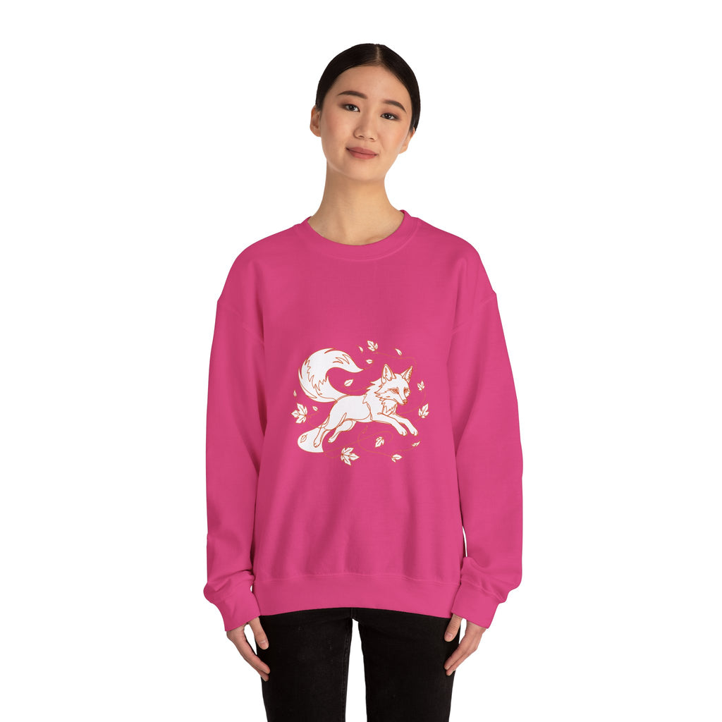 Matching Couple Sweatshirt - Fox & Rabbit Matching Couple Comfort Colors Crew Minimalist Art His Hers Christmas Gift - Design A