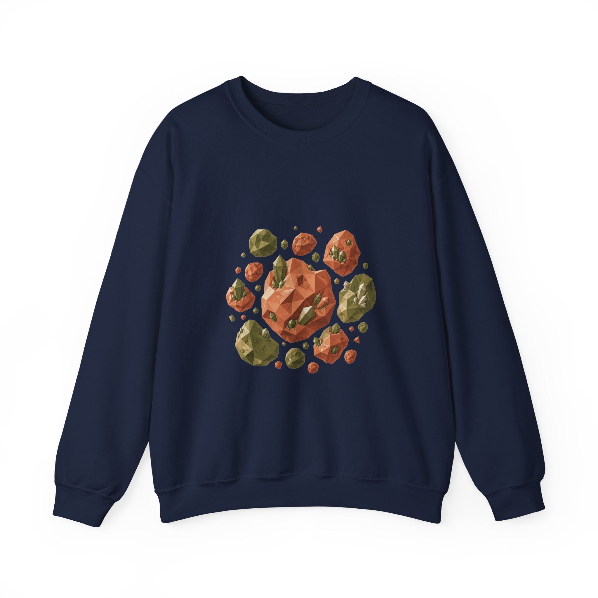 Matching Couple Sweatshirt - Comet & Asteroid Matching Couple Crewneck Sweatshirt Geometric Art His Hers Couple Gift - Design B
