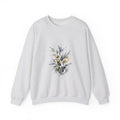 Matching Couple Sweatshirt - Olive Branch & Fig Matching Couple Crewneck Sweatshirt Watercolor Art His Hers Engagement Gift - Design A